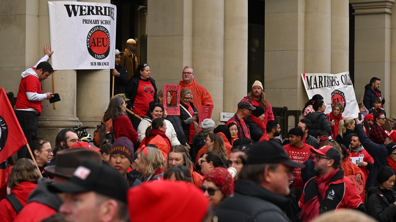 Victorian teachers strike