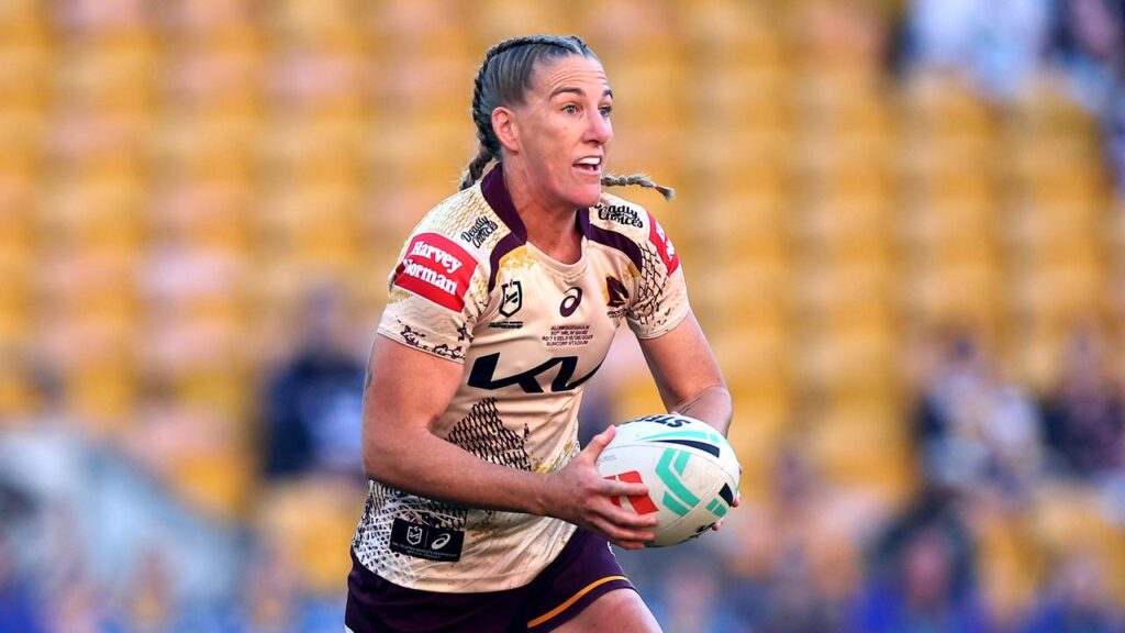 Retiring legend Ali Brigginshaw will relish playing five-eighth for Brisbane this season.
