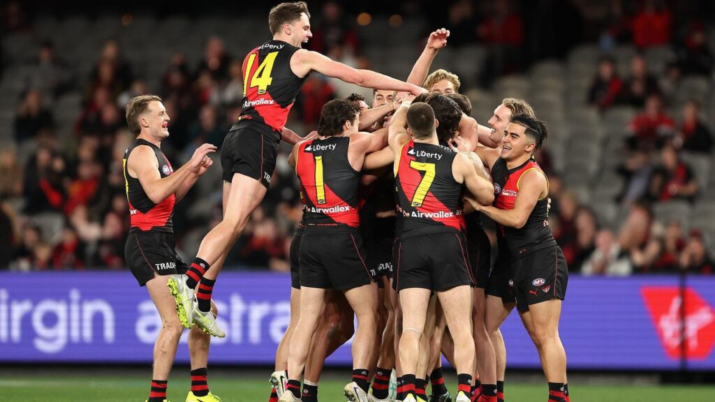 Essendon’s wait is finally over after a thrilling three-point win over GWS at Marvel Stadium.
