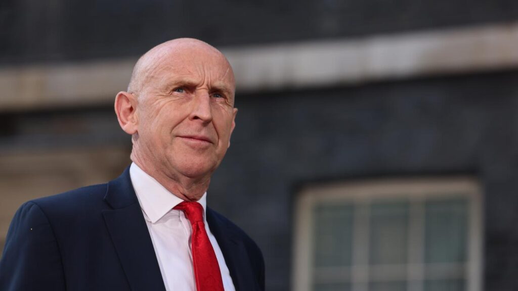 Ex-defence minister John Healey has been appointed chancellor of the exchequer by Andy Burnham.
