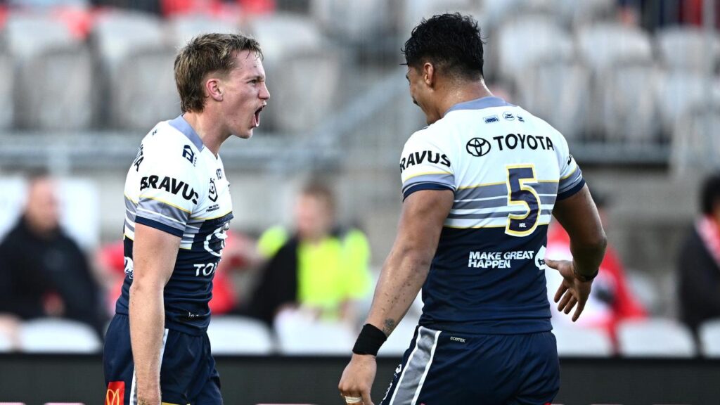 In-form Jaxon Purdue is enjoying his stint at five-eighth for North Queensland.
