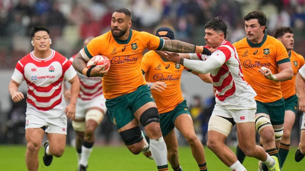Lukhan Salakaia-Loto is back in the Wallabies squad for the two Tests against Japan.

