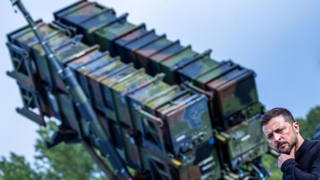 President Volodymyr Zelenskiy hopes the US will let Ukraine produce Patriot missiles under licence.
