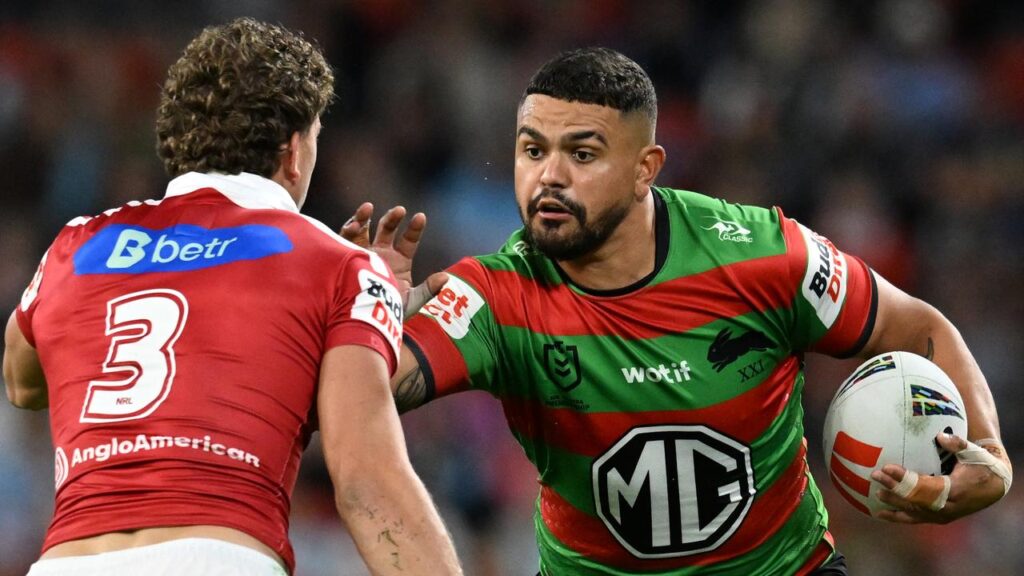 Latrell Mitchell (right) will see a specialist to try to find a solution for his nerve pain.
