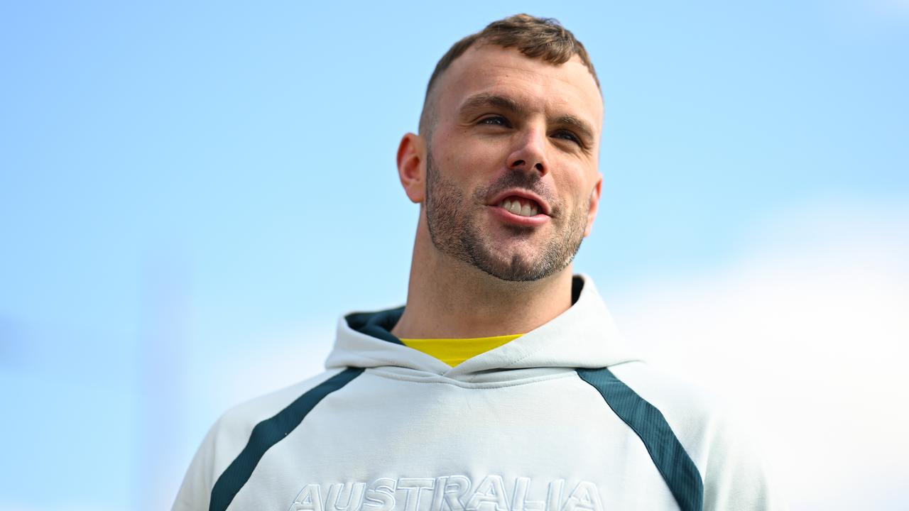 Kyle Chalmers of Australia speaks