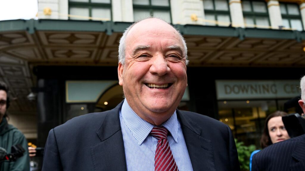 Daryl Maguire smiled at photographers after news of mixed court success emerged.
