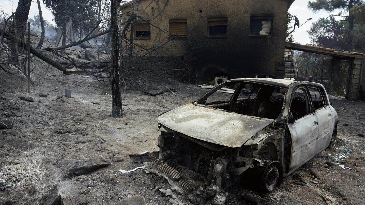 Wildfires devastate central Spain