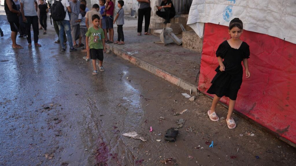 The Israeli army says it is aware of reports “uninvolved individuals were harmed” in its air strike.
