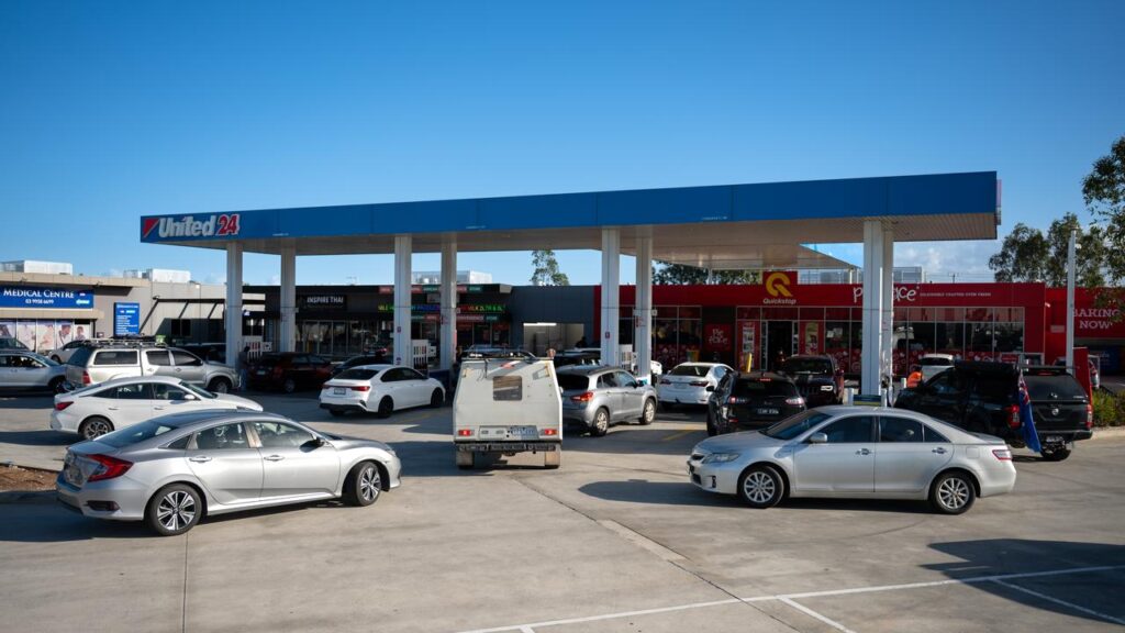 Motorists are being urged to buy only the fuel they need as Middle East tensions linger.
