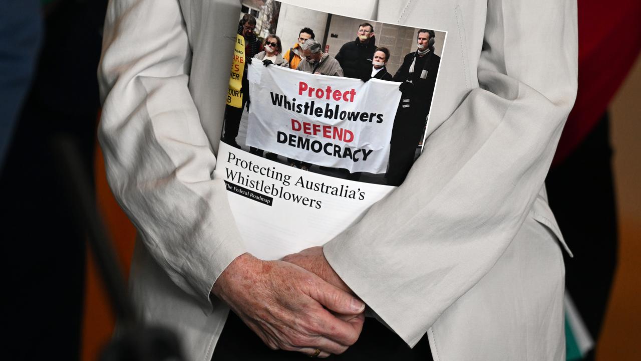 A whistleblower sign (file image)