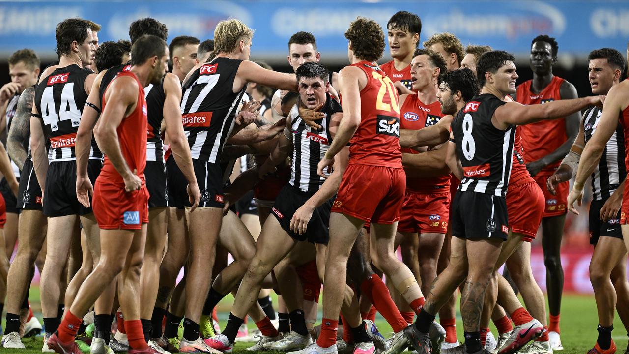 Brayden Maynard was right in the thick of things.