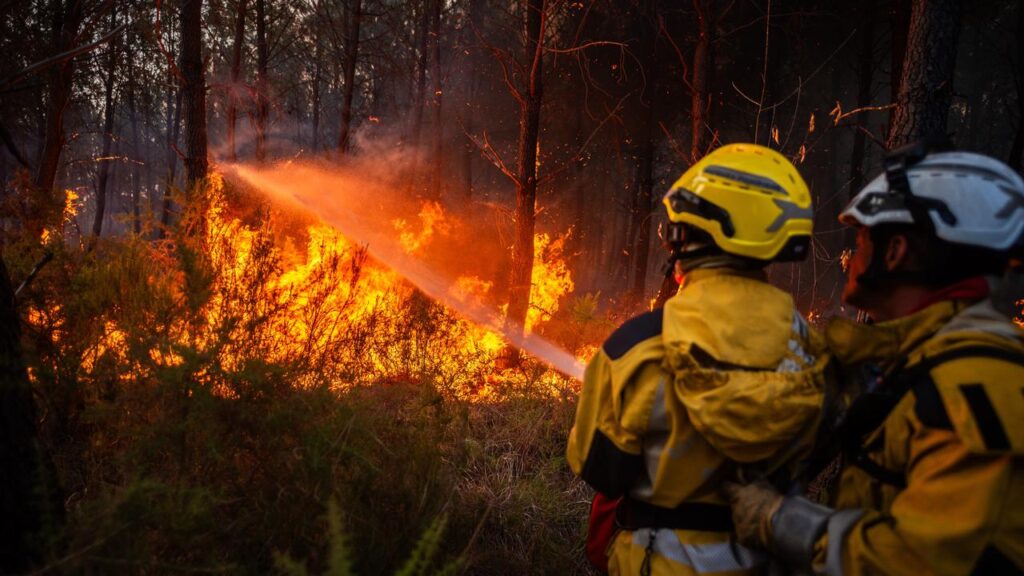 Authorities are battling several fire across Europe, some believed to have been caused by arson.
