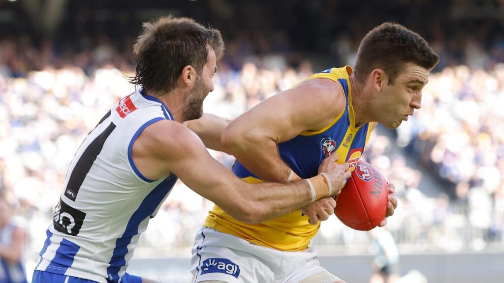 Elliot Yeo’s numbers may be down but West Coast coach Andrew McQualter is backing in his leadership.
