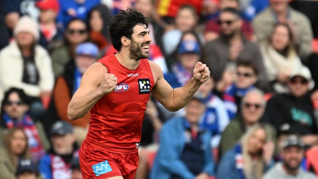 Gold Coast’s Christian Petracca comes up against his former club Melbourne for the first time.
