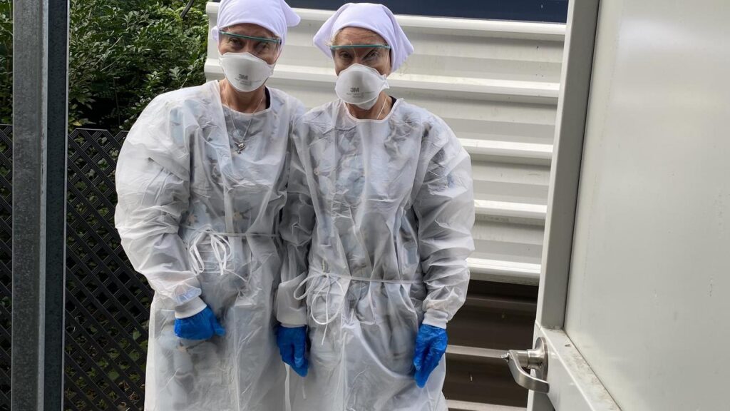 Paula and Bridgette Powers have started taking extra precautions as bird flu fears increase.
