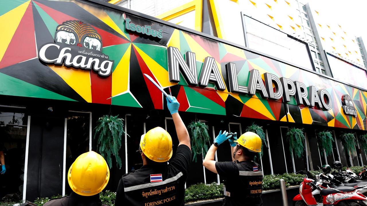 Bangkok pub fire