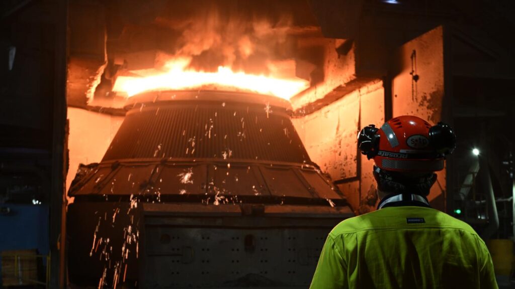 Electric arc furnaces powered by renewable energy could be used to produce green steel in Australia.

