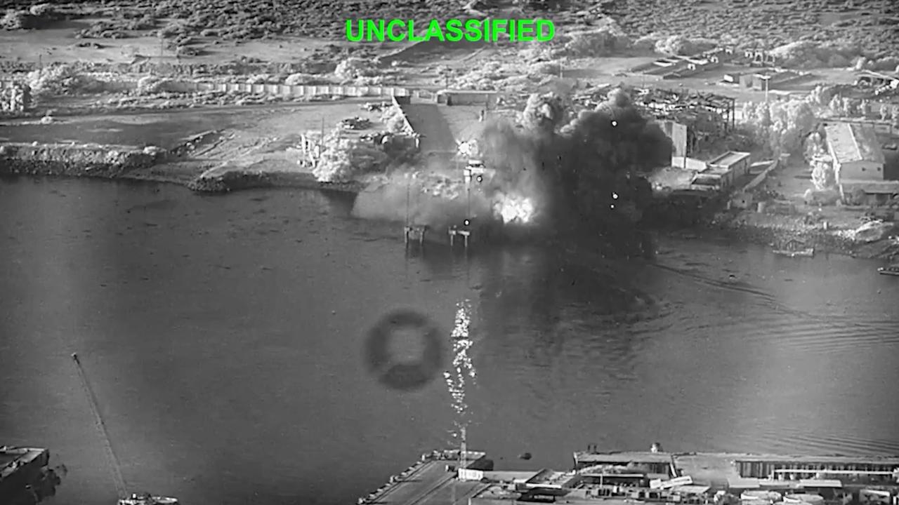 US Central Command image of Bandar Abbas Naval Base, Iran