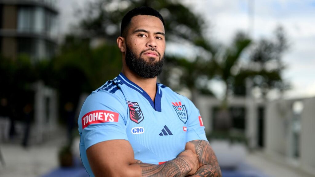 Proud to be wearing blue, but Payne Haas is hurting as results for Brisbane continue to disappoint.
