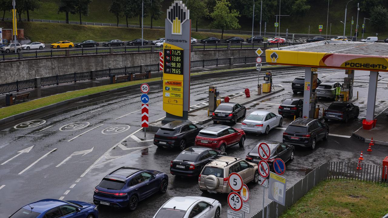 Rosneft petrol station in Moscow