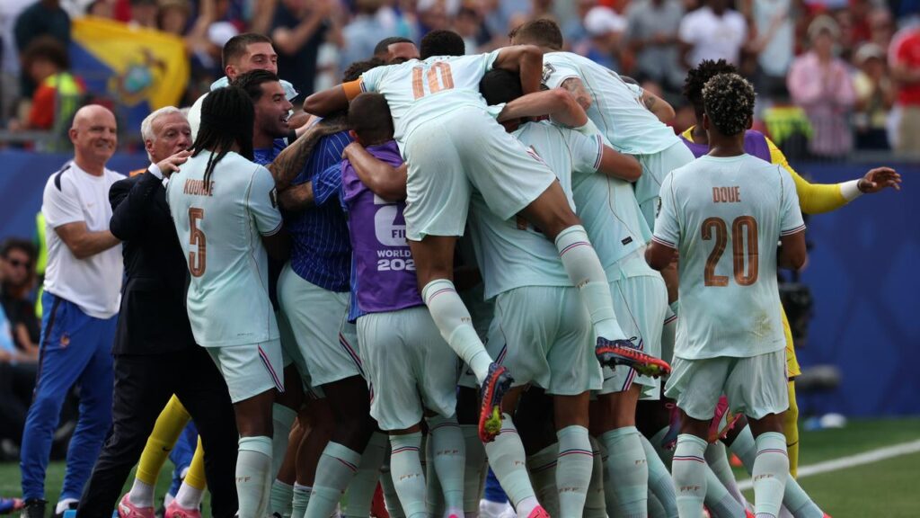 France are through to the semi-finals of the World Cup after a 2-0 win over Morocco.
