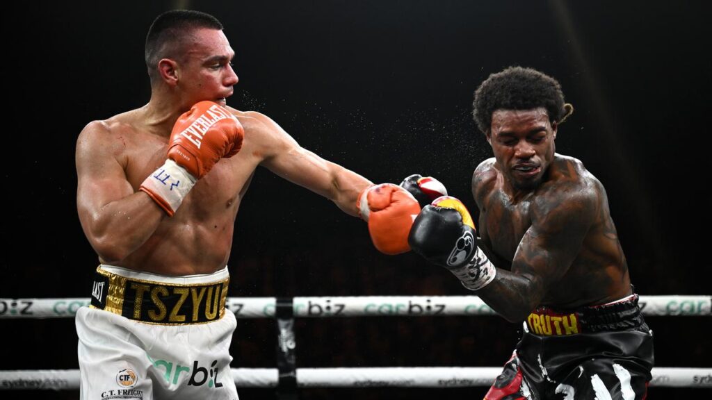 Tim Tszyu remains unbeaten in Australia after a unanimous points decision win over Errol Spence Jr.
