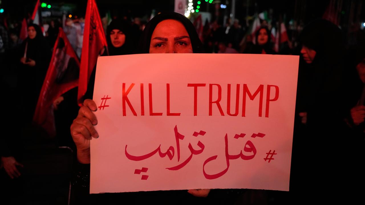A file photo of an anti-Trump sign 