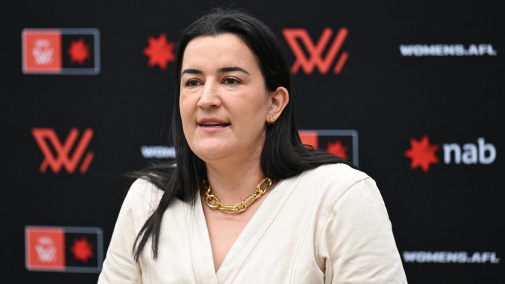 AFLW boss Laura Kane says playing the Australia-Ireland match at North Sydney Oval was data driven.

