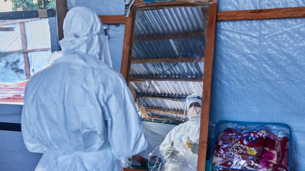 Officials say an Ebola outbreak ‌has infected 1759 people and resulted in 600 confirmed deaths.
