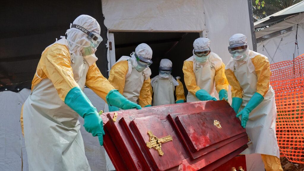 At least 1926 people have been infected with Ebola and 702 have died.
