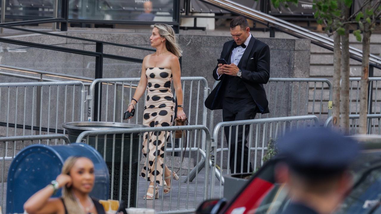 Guests arrive at Madison Square Garden