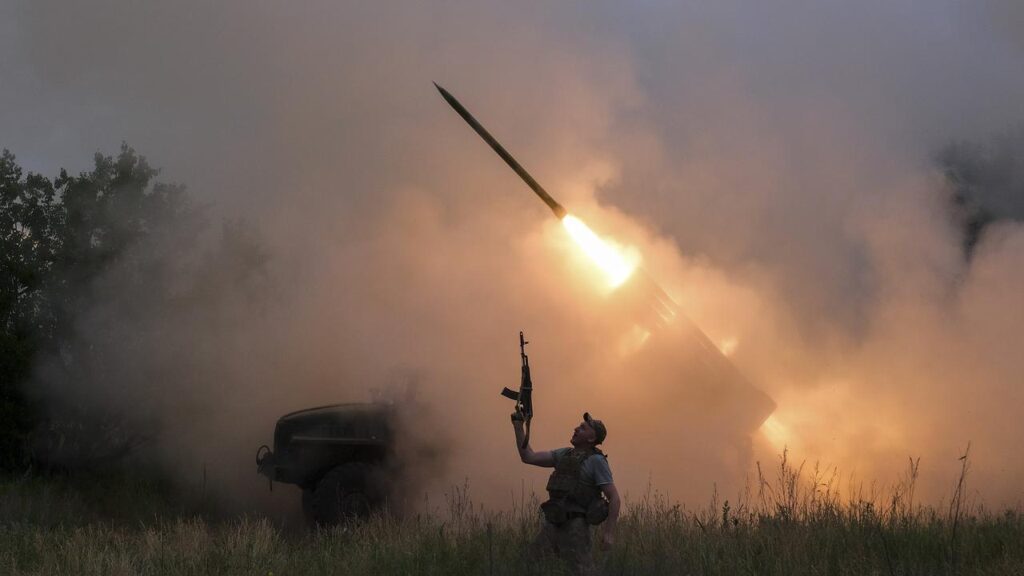 Ukrainian forces have battled to keep control of Kostiantynivka as Russia advances in the Donetsk.
