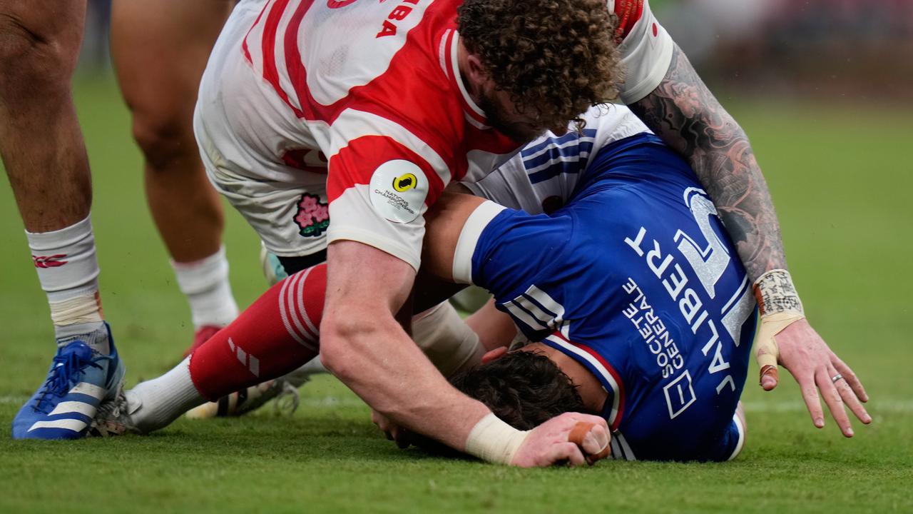 France's Matthieu Jalibert scored a double in his side's win in Tokyo.
