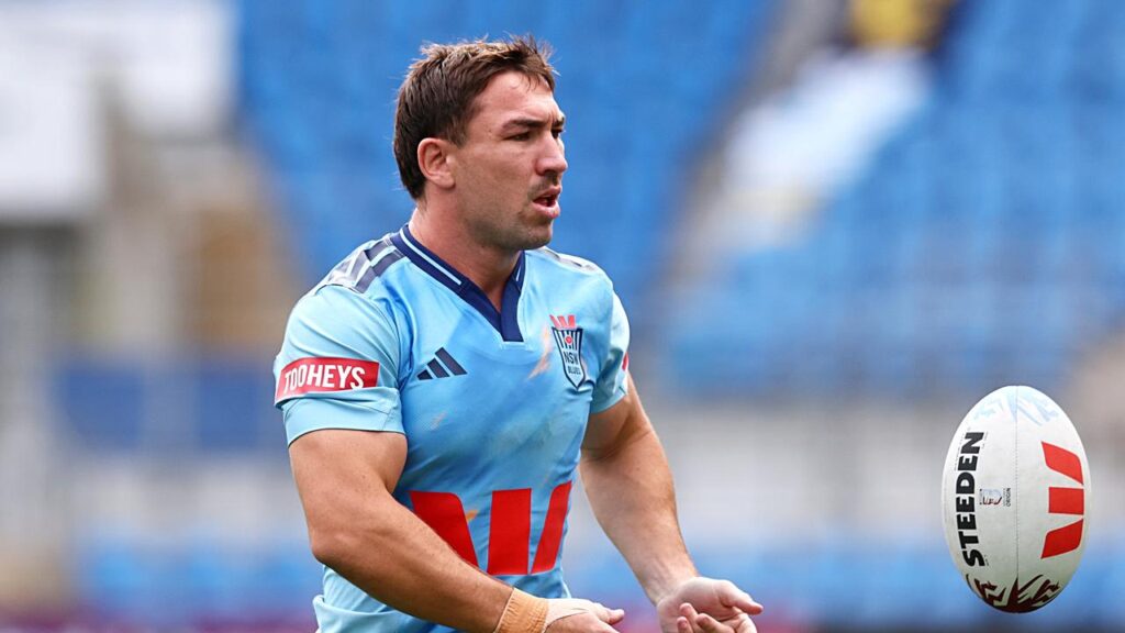 The Blues’ marathon man Reece Robson will be looking to silence critics in the Origin decider.
