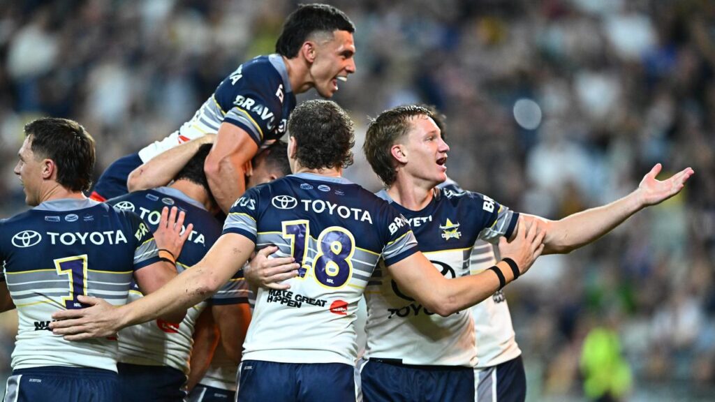 The Cowboys have won the latest derby against Brisbane, all but ending the Broncos’ title defence.
