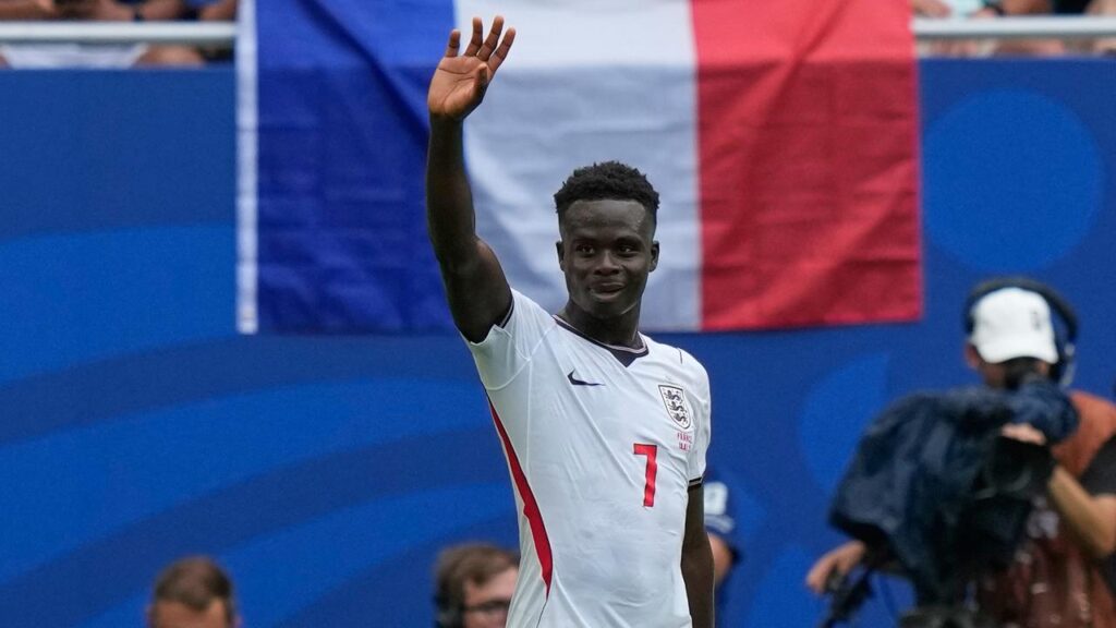 A Bukayo Saka hat-trick has seen off France in the World Cup third-placed playoff in Miami.
