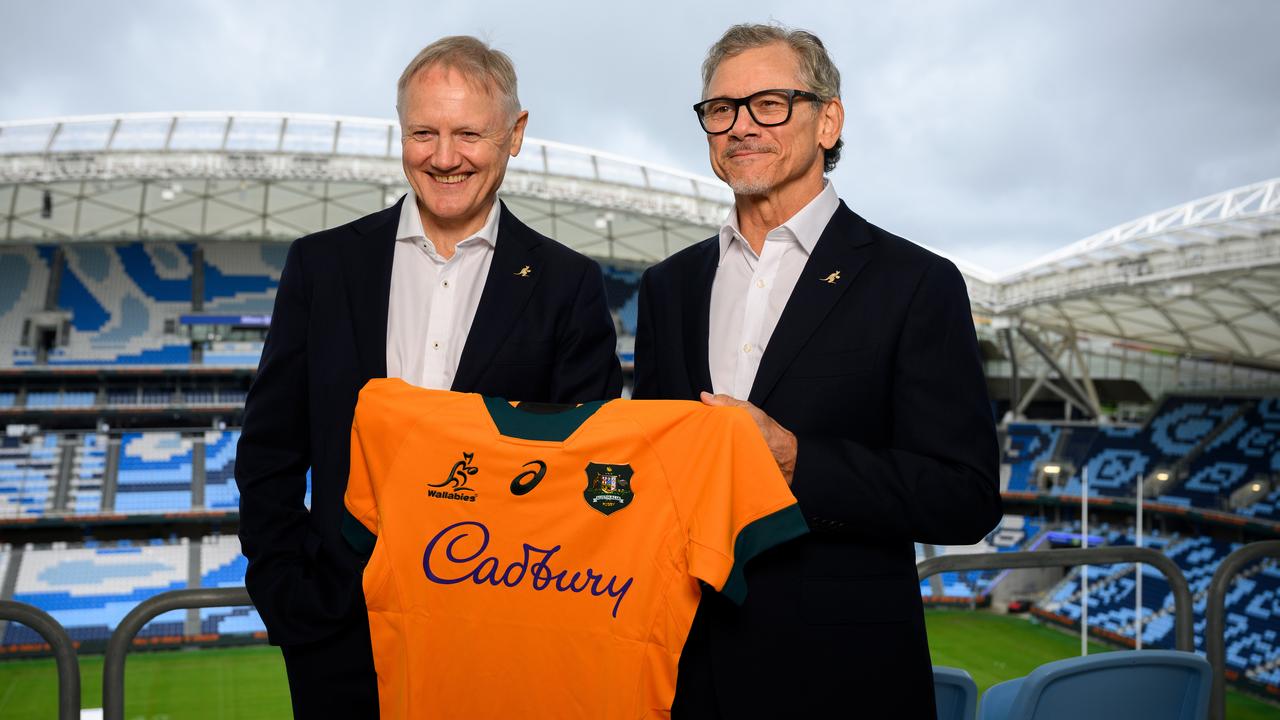 (L-R) Joe Schmidt and Les Kiss.