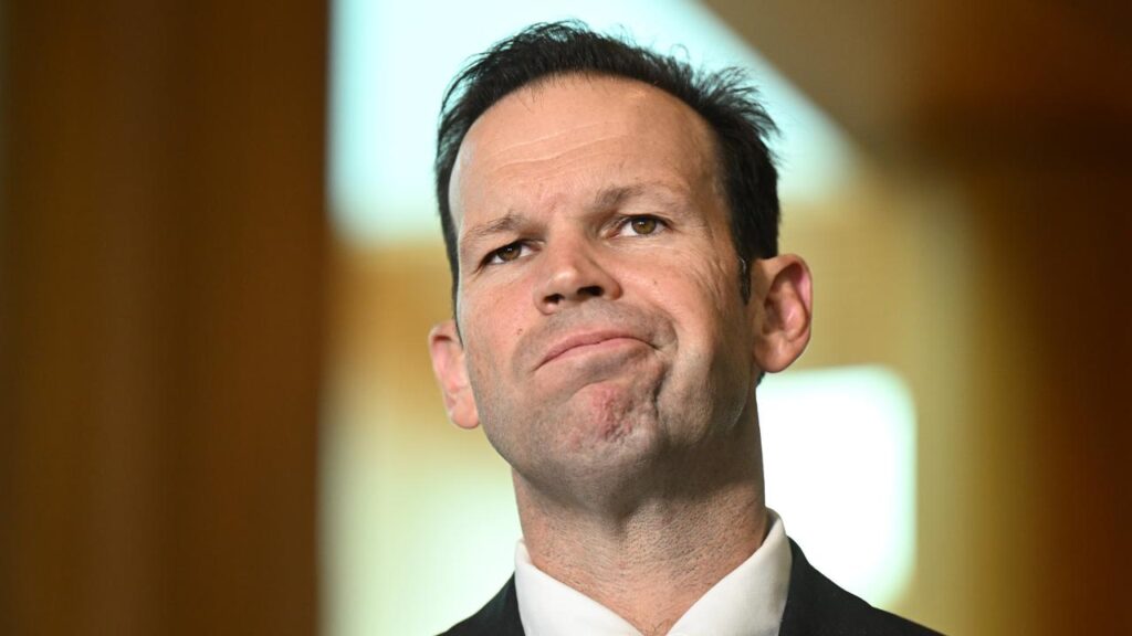 Nationals leader Matt Canavan reckons Tim Tams shouldn’t be cheaper in Canadian Walmarts.
