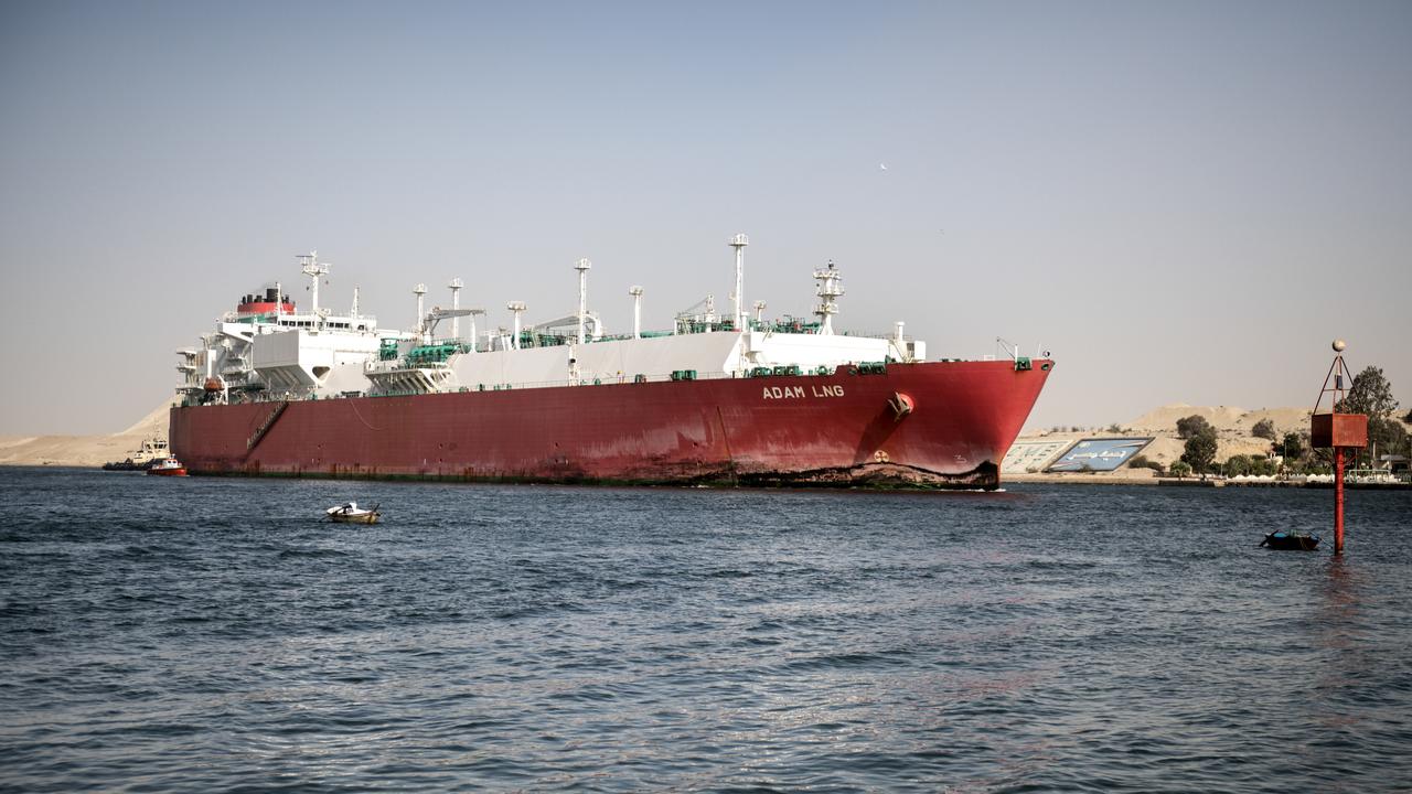 A ship in the Red Sea