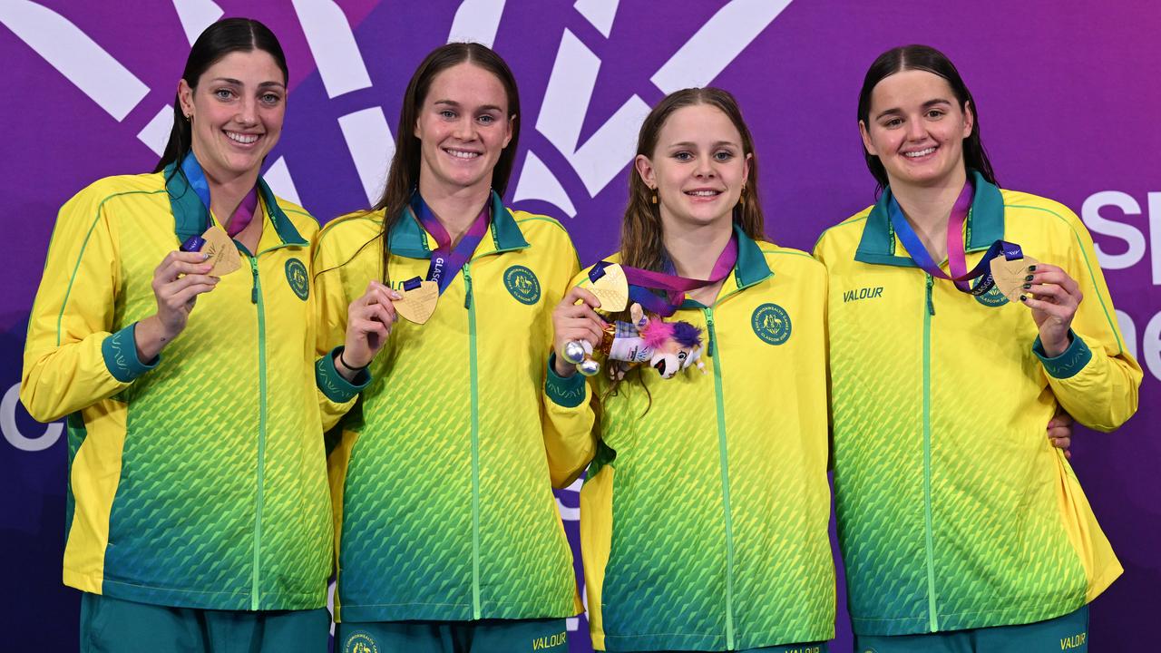(L-R) Meg Harris, Alex Perkins, Sienna Toohey and Iona Anderson.