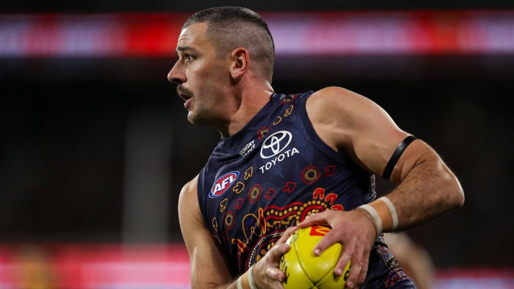 Adelaide veteran Taylor Walker returns from a rest for his club’s clash against Collingwood.
