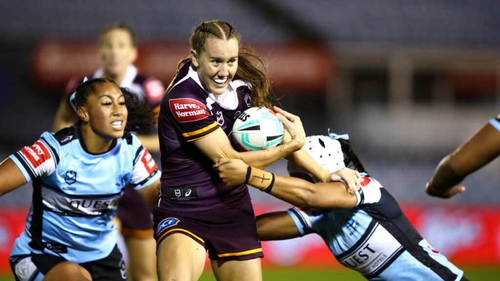 Tamika Upton was sensational in the Broncos’ win over the Sharks in Sydney.
