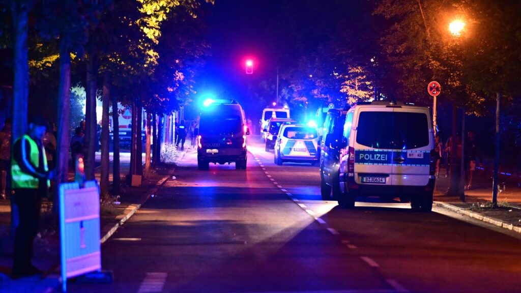 Several people have been injured after a car rammed a crowd celebrating gay pride in Berlin.
