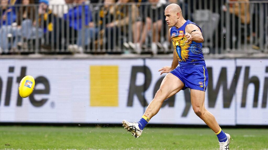 Ex-Lion Brandon Starcevich will play against Brisbane for the first time since becoming an Eagle.
