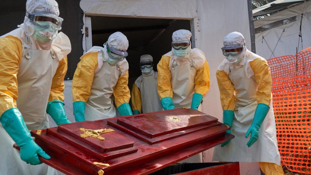 Democratic Republic of Congo officials say Ebola’s Bundibugyo strain has killed 438 people.
