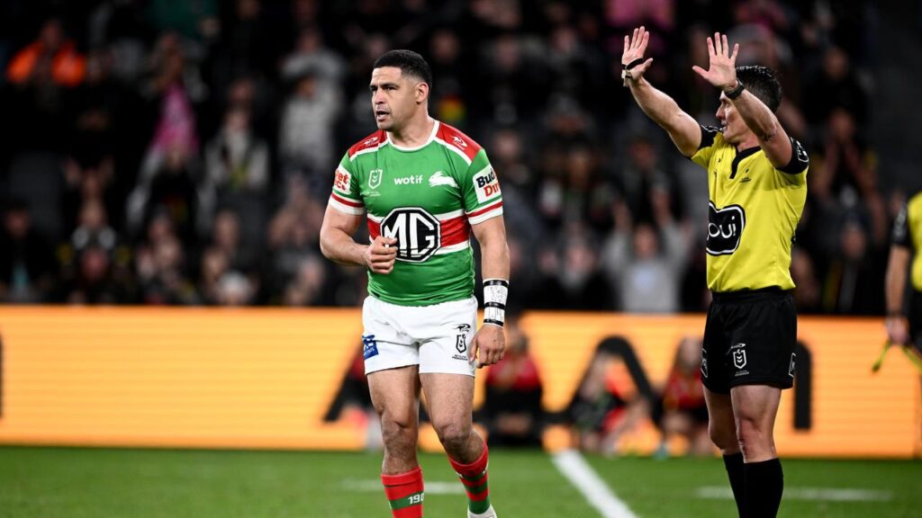Cody Walker, who was sent to the sin bin by referee Adam Gee, is now facing a one-match ban.
