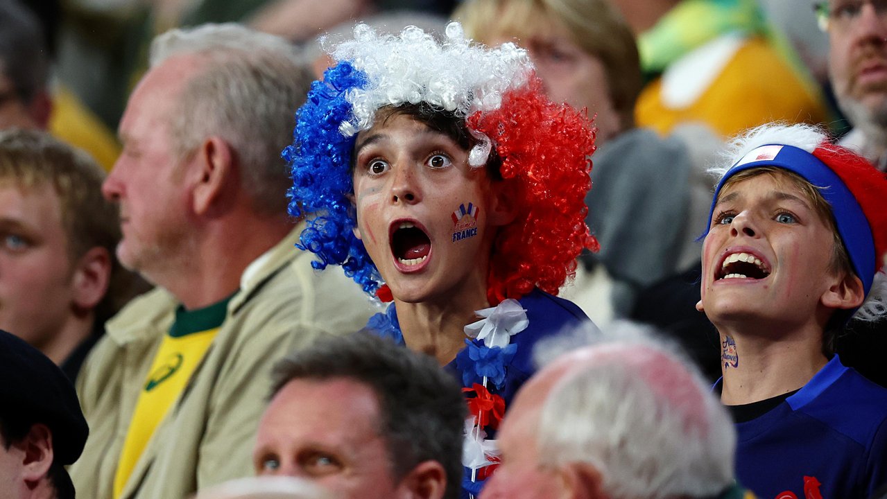 It was a hair-raising first half for French fans at Suncorp Stadium