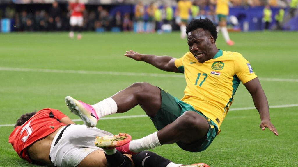 Nestory Irankunda vows to help Australia go a step further in four years after their World Cup exit.
