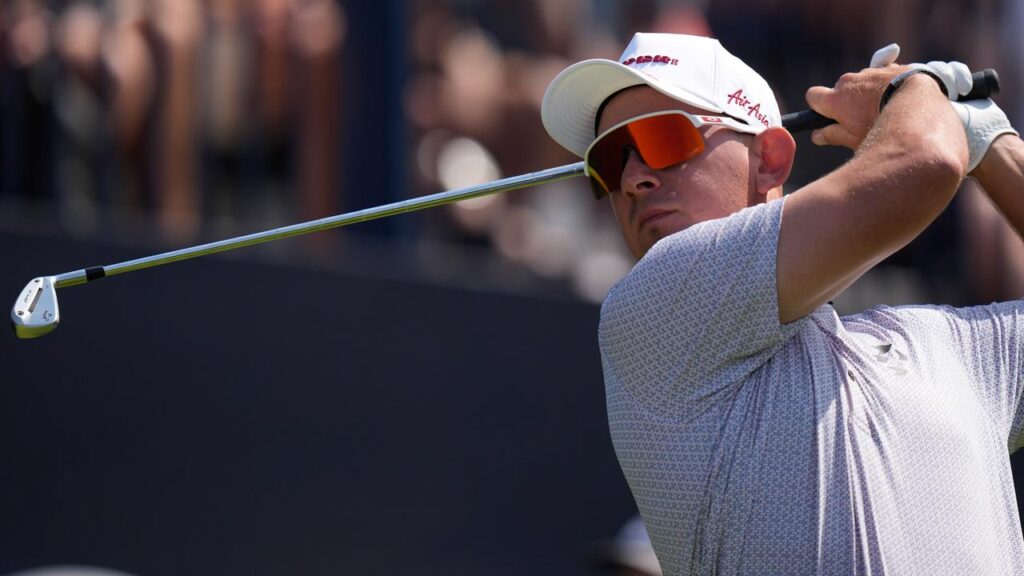 Australia’s Lucas Herbert got off to a blistering start in the second round of the British Open.
