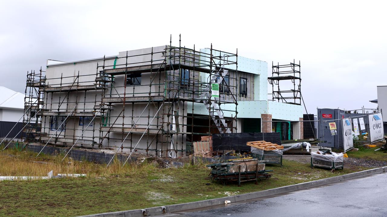 A new home under construction (file image)